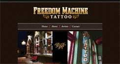 Desktop Screenshot of freedommachinetattoo.com